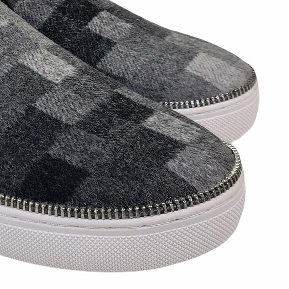 Botkier Harper Slip On Sneaker in Grey Graphic Women's Size 7.5 Medium NEW - Picture 7 of 11